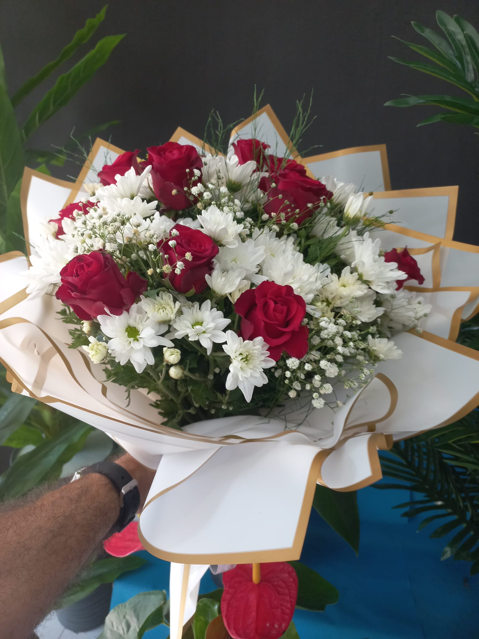 Renkli mevsim buketi